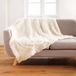 Merkloos Schapen Fleece Plaid 180x220 cm Creme