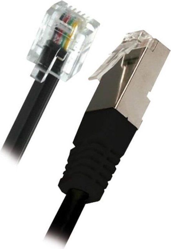 APM - Netwerkkabel - RJ-45 (M) naar RJ-11 (M) - 2 m - zwart