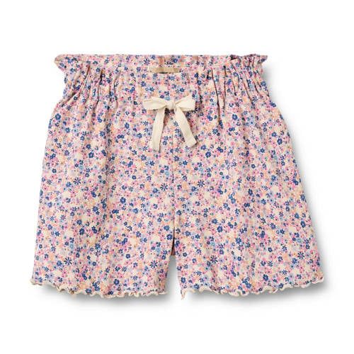 Wheat gebloemde casual short roze