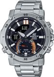 Casio Edifice ECB-20D-1AEF Horloge - Staal - Zilverkleurig - Ø 43 mm