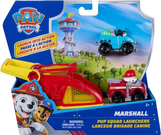 PAW Patrol Pup Squad Launchers - Marshall