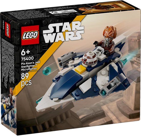 LEGO Star Wars Plo Koons Jedi Starfighter Microfighter Set - 75400
