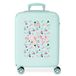 ROLL ROAD Peace ABS bagage, zijcombinatie, dubbele wielen, verschillende maten, roze en blauw, Blauw, Eén maat, koffer