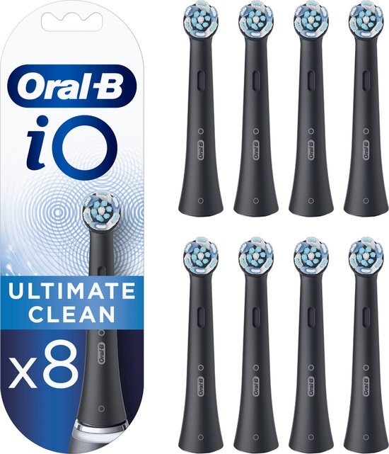 Oral-B iO Ultimate Clean Zwart met kleurindicator (8 stuks)