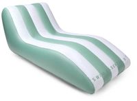 Swim Essentials Luxe Lounge Luchtbed Groen Wit, 180cm