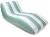 Swim Essentials Luxe Lounge Luchtbed Groen Wit, 180cm