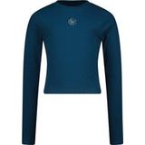 Vingino Girls G-basic-crop Rib Longsleeve Singlet Petrol Blue Taille: 6