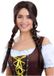 Smiffys Lange Bruine Vlechten Pruik Vrouwen Volwassenen Oktoberfest Tiroler