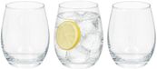 Excellent Houseware Drinkglazen Eclipse - 3 stuks - Transparant - Glas - 570 ml