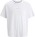 JACK&JONES - JJKENJI TEE SS CREW NECK - Heren - T-shirts - Wit - Maat S - Katoen
