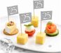 Folat 25 jaar thema feestartikelen - 50x stuks Cocktail prikkers - versiering - zilveren bruiloft - jubileum - verjaardag