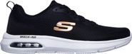 Skechers Sneakers - Maat 42 - Mannen - Zwart/Wit/Oranje