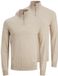 Jack & Jones Heren troyer 2 pack Emil Knit