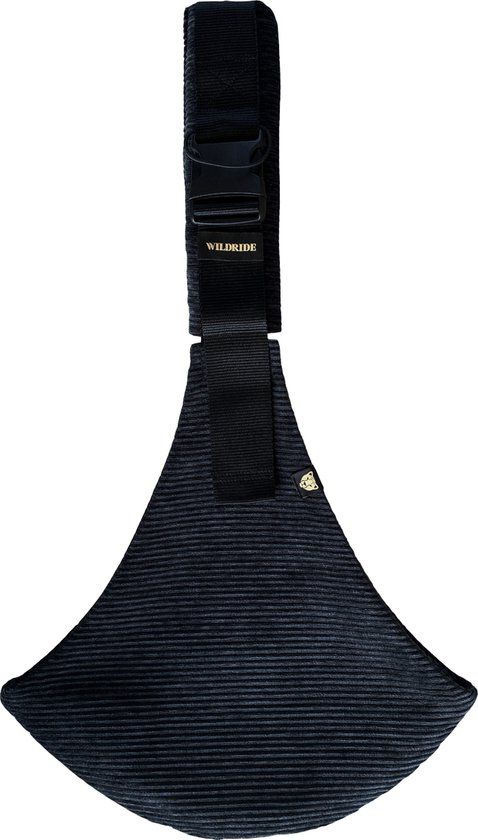 Wildride Rib Peuterdraagzak - Black - Heupdrager - Zwart