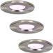Homeylux Smart Wifi LED Inbouwspots - 3 stuks - Dimbaar RGBWW - RVS Venezia - 6 Watt - IP65