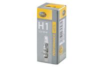 HELLA 8GH 223 498-211 Halogeen Gloeilamp - H1 - Performance + 60% - 12V - 55W - Sokkeluitvoering gloeilamp: P14.5s - Doos - Aantal: 1