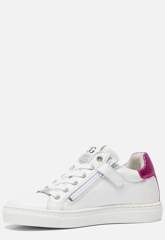 Go Banana's Sneakers Kinderen Meisjes Klittenband PEACH FLOWER Canvas Maat 31