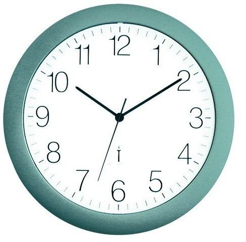 Technoline WT-8000 - Wandklok - Titanium - 30mm