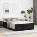 Maison Exclusive - Cadre de lit avec matelas Autre 2 pcs. Noir PVC