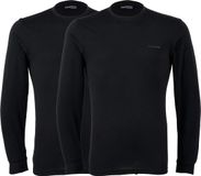 Campri Thermoshirt lange mouw (2-PACK) - Sportshirt - Heren - Maat XXL - Zwart