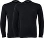 Campri Thermoshirt lange mouw (2-PACK) - Sportshirt - Heren - Maat XXL - Zwart