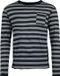 Beetlejuice It's Show Time! Heren Shirt met lange mouwen - grijs/zwart - XL