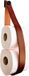 Brute Strength Luxe Leren toiletrolhouder - Cognac - 2 stuks - Reserverolhouder - 100% Volnerfleer - hangend - zonder boren - WC Rol Houder - Closetrolhouder