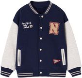 Vertbaudet Teddy sweater jongen marineblauw