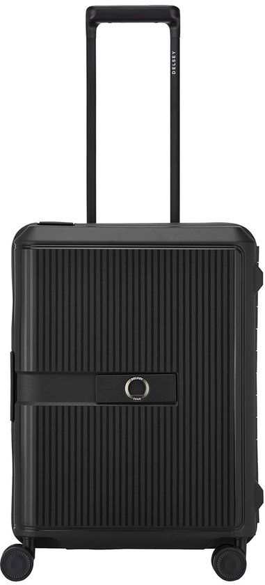 Delsey Vauban Handbagage Spinner 55 cm - 44 liter - 55x40x20 cm - zwart