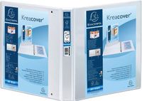 Exacompta Kreacover Ringband in PP personaliseerbaar - 2 D-ringen 20mm - A5 - Wit