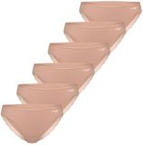 sloggi Dames Go Blush Slip 6-pack Cameo Brown S