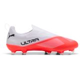 Puma Ultra 7 Match Ll Fg/ag Junioren Voetbalschoenen Rood,Wit EU 32 1/2 Kinderen