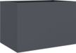 vidaXL Plantenbak Staal Antraciet 62x40x39 cm