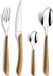 Unyqoos® Set de couverts Marron 24 pièces