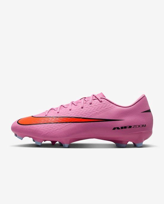 Nike Zoom Vapor 16 Academy FG/MG Voetbalschoenen Mannen Roze - Rood - Lichtblauw - Zwart Maat 47.5