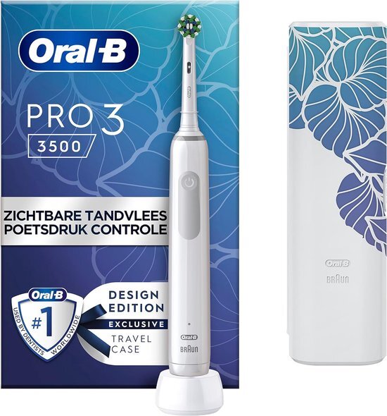 Oral-B Pro 3 3500 Elektrische tandenborstel, wit