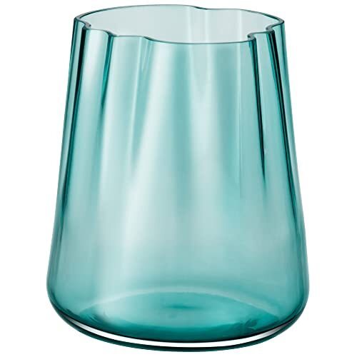 LSA International Lagoon Vaas/Lantaarn H24cm Sea Green | 1 Unit | Handgemaakt Glas | LG15