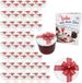 MamboCat Set van 100 glazen bekers 230 ml met draaideksel, transparant