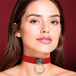 Halsband Talla ÚNICA Collar with Ring Vegan Leather One Size