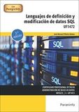 Lenguajes SQL Lenguajes de definición y modificación de datos