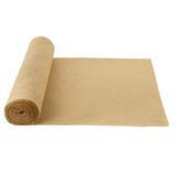 VEVOR Jute stof, stoffen rol, 50 x 50 cm brede natuurlijke stoffen rollen, 1016 mm x 22,86 m, voor decoratie, handwerk, bruiloft, tuinieren, planten- en boomwinterafdekking