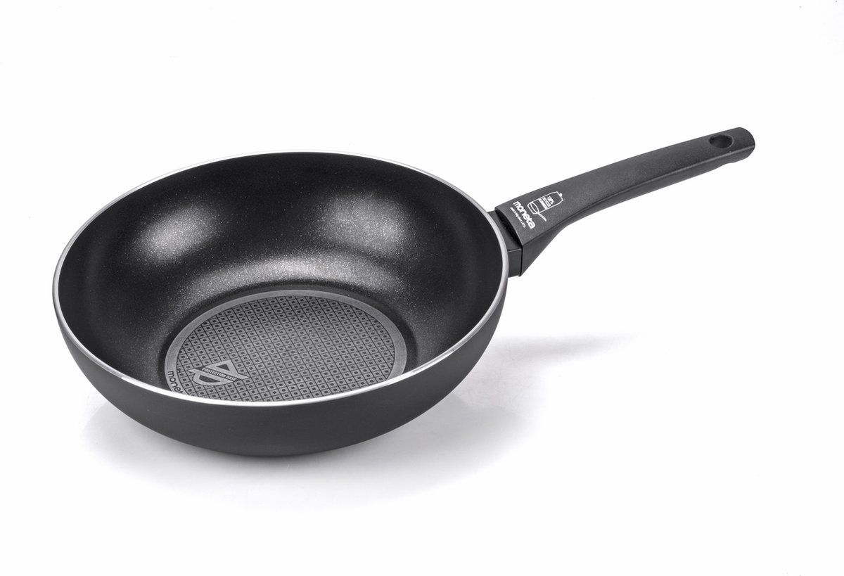 Wok/roerbakpan - Zwart - 28 cm - 4.0 liter - Aluminium - 0005554328