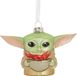 Hallmark Boule de Noël en verre Grogu 7cm Vert