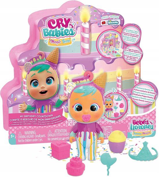 huilende Cry Babies Magische Tranen Verjaardagskalender met Pop en Accessoires
