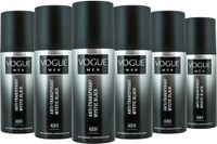 Vogue Men Anti-Transpirant Mystic Black - 6 x 150 ml