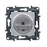 Legrand 398266 Niloé Step Mini-USB-laadstekker, 3 A, 15 W, samenstelbaar, aluminiumkleuren