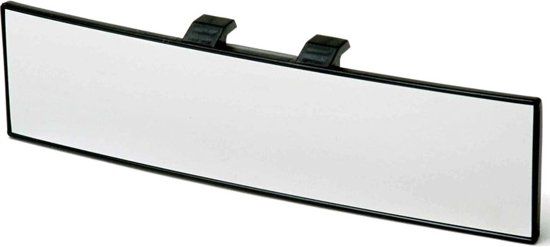 Car Plus Achteruitkijkspiegel Panoramisch 30.5 x 7 cm Zwart