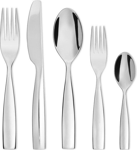 Alessi Dressed Bestekset - MW03S5 - 5-delig - Zilver