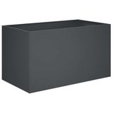 vidaXL Plantenbak Antraciet 100 x 50 x 50 cm Koudgewalst staal