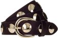 b.belt Ceinture en cuir Luna Gold Leather Belt W80 Dark Brown marron foncé